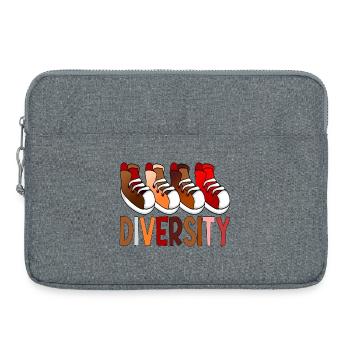 Diversity Sneakers - Sport - Laptop bag 15" - heather grey - Front