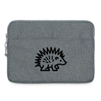 Stachelschwein - Laptoptasche 15" - Grau meliert - Vorne
