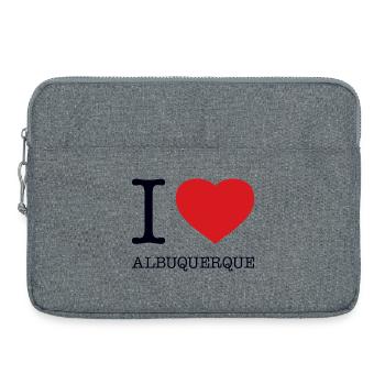 I love Albuquerque - Laptoptasche 15" - Grau meliert - Vorne