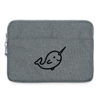Narwal - Laptoptasche 15" - Grau meliert - Vorne