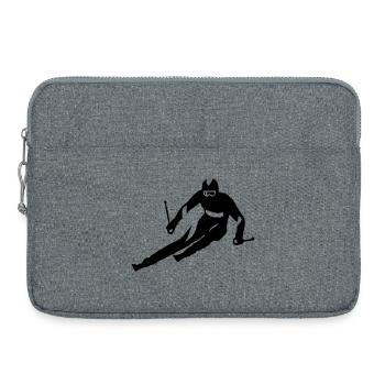 Ski - Laptop bag 15" - heather grey - Front