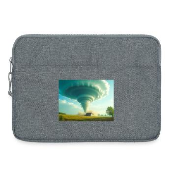 Tornade La tempête qui change tout - Sacoche pour ordinateur portable 15 pouces - gris chiné - Devant