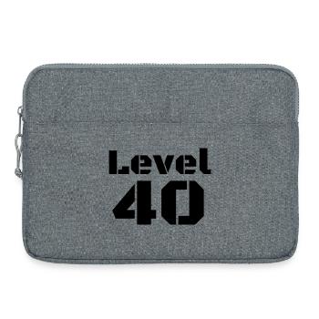 Level 40 - Laptoptasche 15" - Grau meliert - Vorne