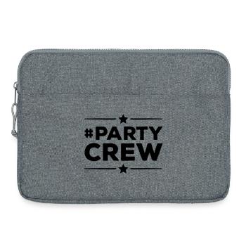 Équipe de fête - Sacoche pour ordinateur portable 15 pouces - gris chiné - Devant