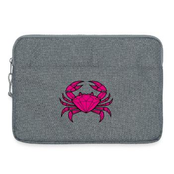 Cancer – Protection & Strength - Laptop bag 15" - heather grey - Front