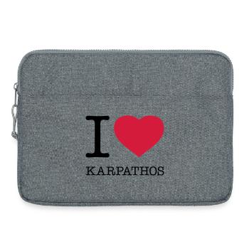 I LOVE KARPATHOS - Laptoptasche 15" - Grau meliert - Vorne