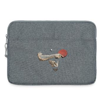 Ping-pong - Sacoche pour ordinateur portable 15 pouces - gris chiné - Devant