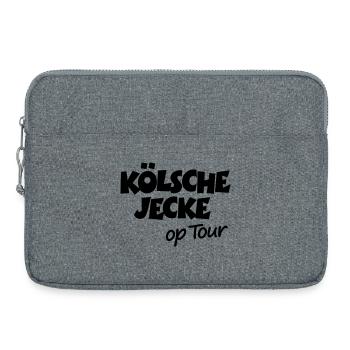 Kölsche Jecke op Tour - Köln Kölner Unterwegs - Laptoptasche 15" - Grau meliert - Vorne