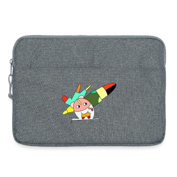 Une classe à part - Sacoche pour ordinateur portable 15 pouces - gris chiné - Devant