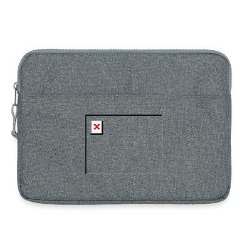 Image Not Found - Aber Style Garantiert - Laptoptasche 15" - Grau meliert - Vorne