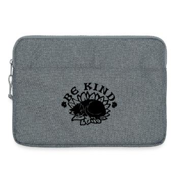 BE KIND - Laptop bag 15" - heather grey - Front