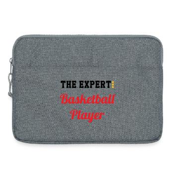 Der Basketball-Experte - Laptoptasche 15" - Grau meliert - Vorne