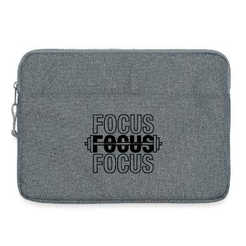 FOCUS Gym Motivation Barbell - Sacoche pour ordinateur portable 15 pouces - gris chiné - Devant