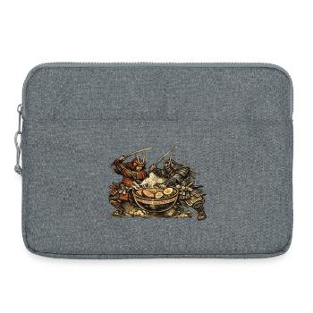 Ramen Noodles Battle of the Samurai Japan Cool - Laptop bag 15" - heather grey - Front