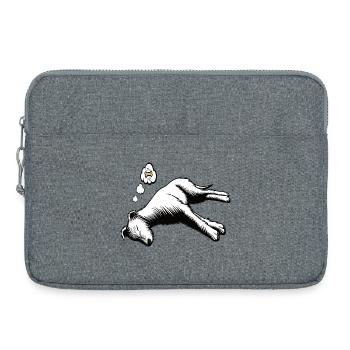 Irish Wolfhound Wolfhound Wolfhound Owner Wolfhound Fan - Laptop bag 15" - heather grey - Front