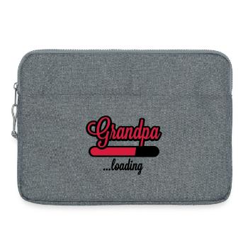 Grandpa loading - Laptop bag 15" - heather grey - Front