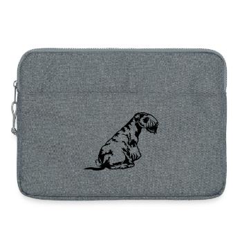 Cesky Terrier - Sacoche pour ordinateur portable 15 pouces - gris chiné - Devant