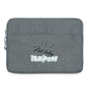not Today - Laptoptasche 15" - Grau meliert - Vorne