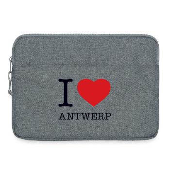 I LOVE ANTWERP - Laptoptasche 15" - Grau meliert - Vorne