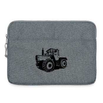 Traktorpower Silhouette - Laptoptasche 15" - Grau meliert - Vorne