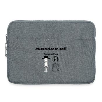 Master of Backpacking - Laptop bag 15" - heather grey - Front