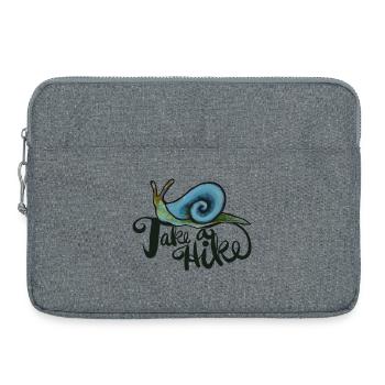 Take a Hike Snail Adventure - Laptoptasche 15" - Grau meliert - Vorne