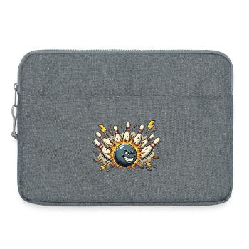 Bowling Club - Sacoche pour ordinateur portable 15 pouces - gris chiné - Devant