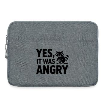 Schädlingsbekämpfer lustiger Spruch - Laptoptasche 15" - Grau meliert - Vorne
