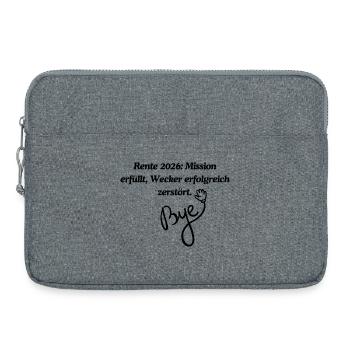 Pension 2026 - Laptop bag 15" - heather grey - Front