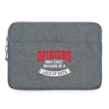 Coder Programmierer GPT - Laptoptasche 15" - Grau meliert - Vorne