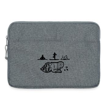 SUP yoga - Laptop bag 15" - heather grey - Front