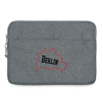 berlin_umriss_02 - Laptop bag 15" - heather grey - Front