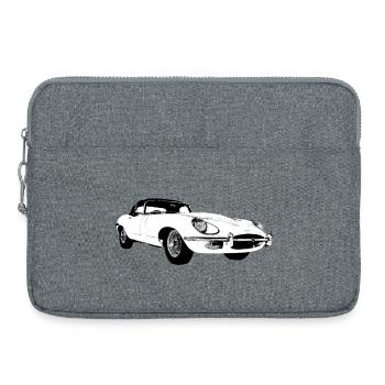 E type jag - Laptop bag 15" - heather grey - Front