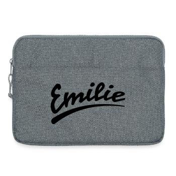 Emilie - Laptoptasche 15" - Grau meliert - Vorne