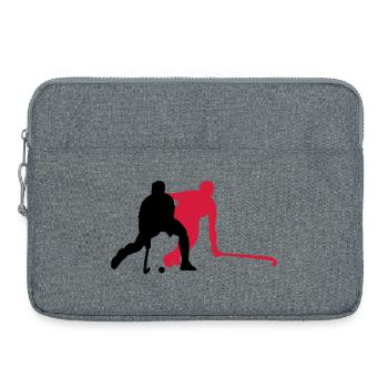 field hockey - Laptop bag 15" - heather grey - Front