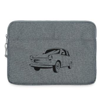  601 GDR Symbole d’histoire Trabi Oldtimer - Sacoche pour ordinateur portable 15 pouces - gris chiné - Devant