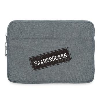 Saarbrücken Design - Sacoche pour ordinateur portable 15 pouces - gris chiné - Devant
