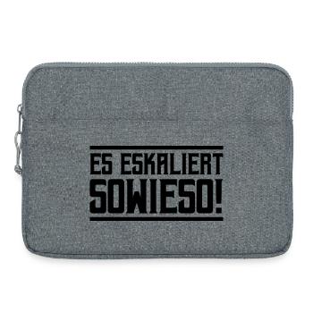De toute façon, ça s’intensifie ! - Sacoche pour ordinateur portable 15 pouces - gris chiné - Devant