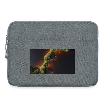 Waldfluss Uferlinie - Laptoptasche 15" - Grau meliert - Vorne