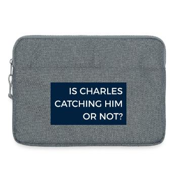 Charles l’attrape-t-il ou pas ? Max Radio Message - Sacoche pour ordinateur portable 15 pouces - gris chiné - Devant