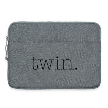 Zwilling - Laptoptasche 15" - Grau meliert - Vorne