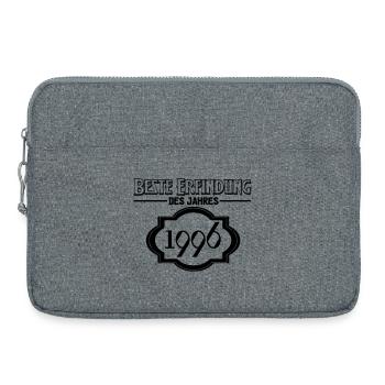 Beste Erfindung des Jahres 1996 Geschenk - Laptoptasche 15" - Grau meliert - Vorne