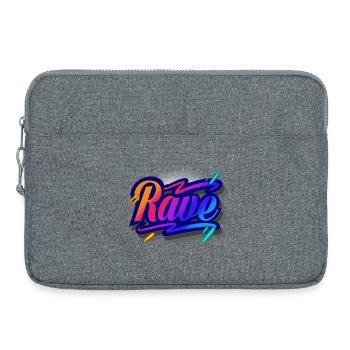 Rave - Laptop bag 15" - heather grey - Front
