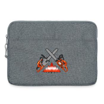 Kettensäge - Österreich - Laptoptasche 15" - Grau meliert - Vorne