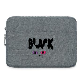 Cat Eyes - Laptop bag 15" - heather grey - Front