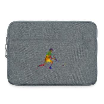 Field hockey player - Laptop bag 15" - heather grey - Front