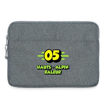 Hochalpiner Nörgler - Laptoptasche 15" - Grau meliert - Vorne