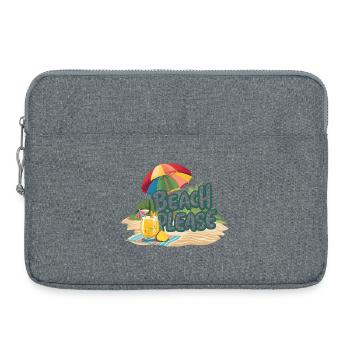 Strand bitte - Laptoptasche 15" - Grau meliert - Vorne