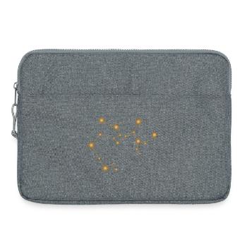 Star Constellation Sagittarius Zodiac Birth Sign - Laptop bag 15" - heather grey - Front