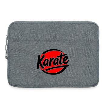 Karate - Laptoptasche 15" - Grau meliert - Vorne